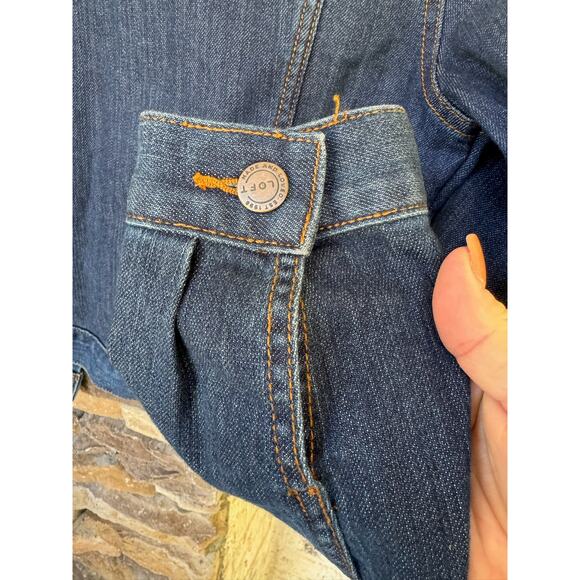 Loft Outlet Jean Jacket-Size Medium - Picture 8 of 8
